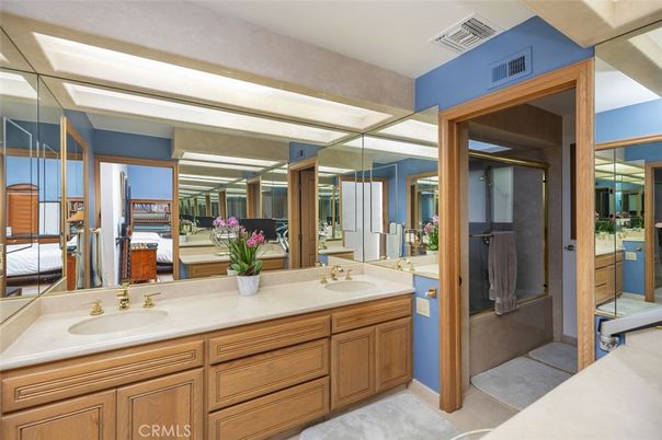 Bathroom, Dual Sink Vanities, Glass Shower, Interior