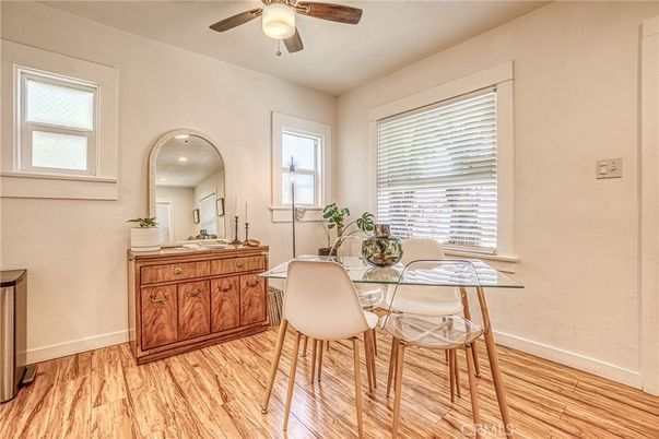 Dining room, Interior, Wood Texture Flooring