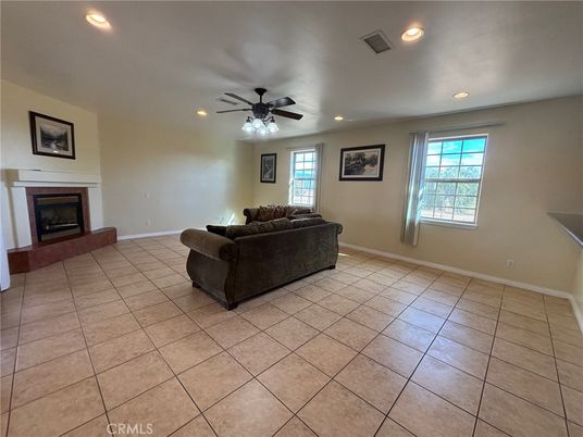 Fireplace, Interior, Living room, Recessed Lighting