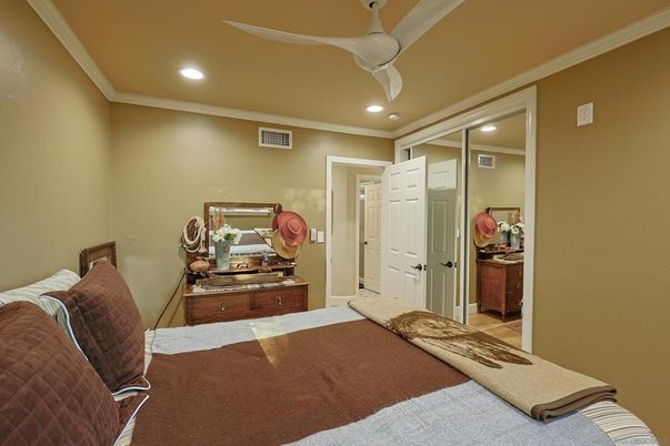 Bedroom, Interior, Recessed Lighting