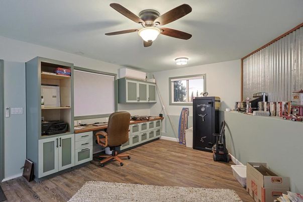 Home Office, Interior, Wood Texture Flooring