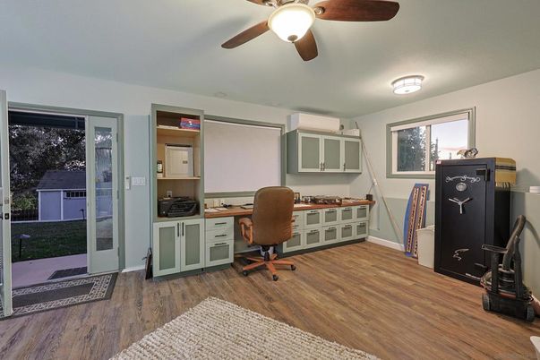 Home Office, Interior, Wood Texture Flooring