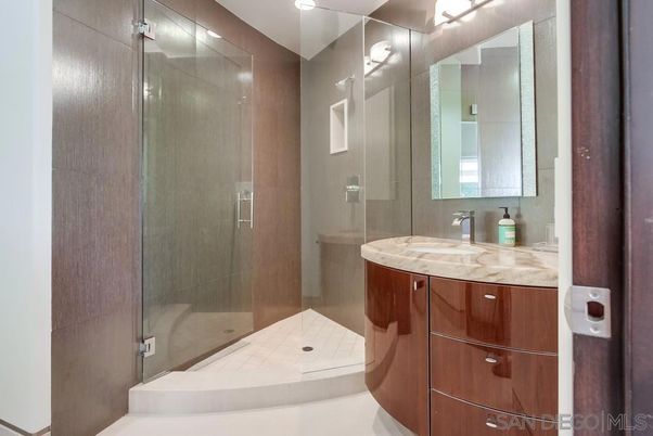 Bathroom, Glass Shower, Interior
