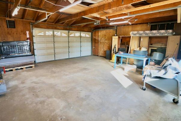 Garage, Interior, Wooden Beams, Wooden Ceilings, Wooden Walls
