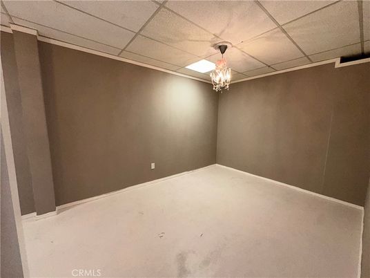 Chandelier, Empty room, Interior