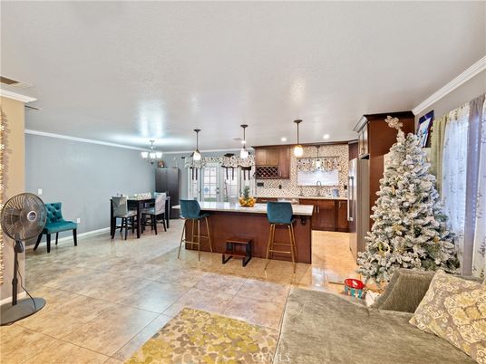 Dining room, Interior, Kitchen, Living room, Pendant Lights, Recessed Lighting