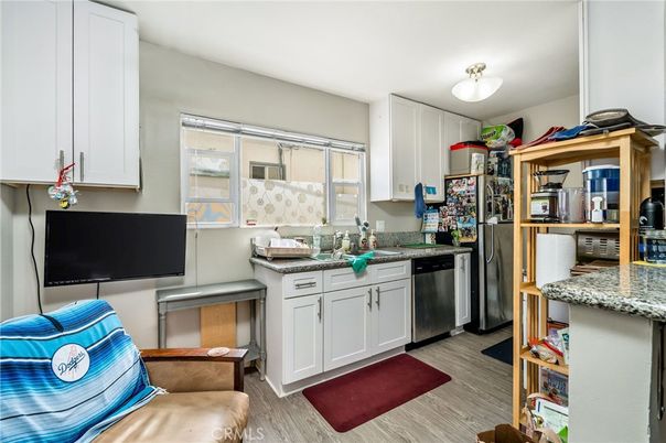 Interior, Kitchen, Wood Texture Flooring