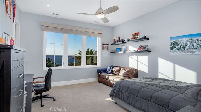 Bedroom, Home Office, Interior, Recessed Lighting