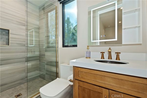Bathroom, Glass Shower, Interior