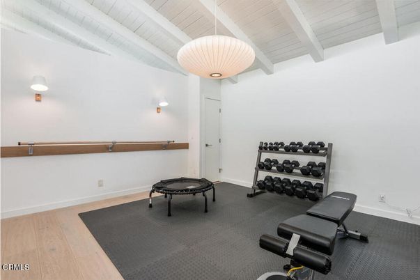 Fitness Equipment, Interior, Wood Texture Flooring