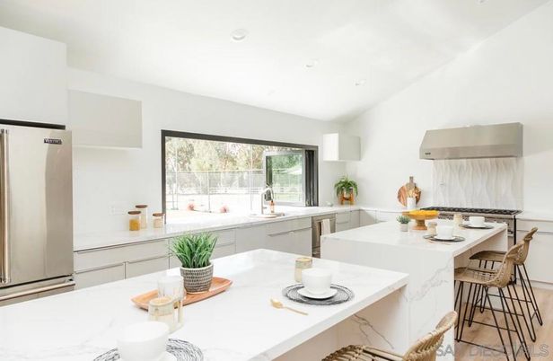 Interior, Kitchen, Recessed Lighting, Stainless Steel Appliances