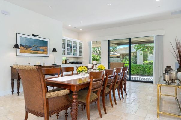Dining room, Interior, Recessed Lighting