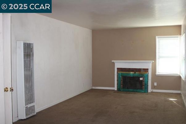 Empty room, Fireplace, Interior