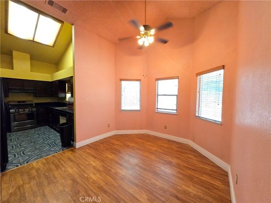 Empty room, Interior, Kitchen, Wood Texture Flooring