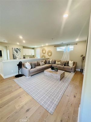 Interior, Kitchen, Living room, Recessed Lighting, Wood Texture Flooring