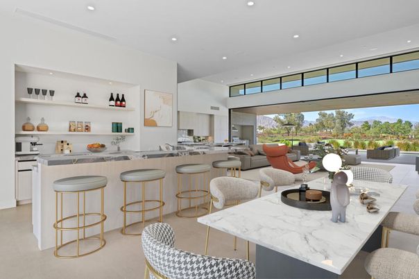 Interior, Kitchen, Living room, Recessed Lighting