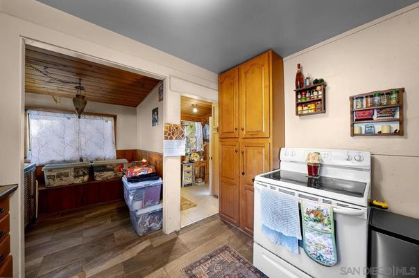Interior, Kitchen, Wood Texture Flooring