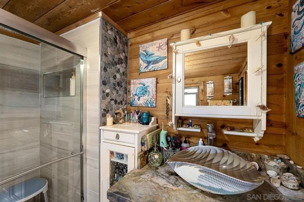 Bathroom, Interior, Wooden Ceilings, Wooden Walls