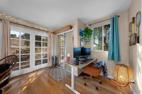 Home Office, Interior, Wood Texture Flooring