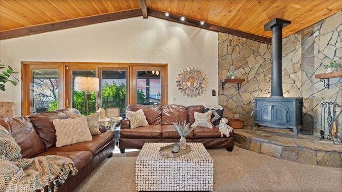 Fireplace, Interior, Living room, Stone Walls, Wooden Beams, Wooden Ceilings