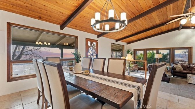Chandelier, Dining room, Interior, Living room, Wooden Beams, Wooden Ceilings