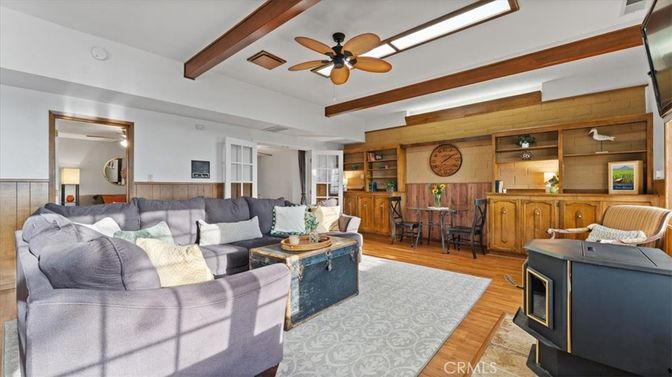 Dining room, Interior, Living room, Wooden Beams, Wood Texture Flooring, Wooden Walls