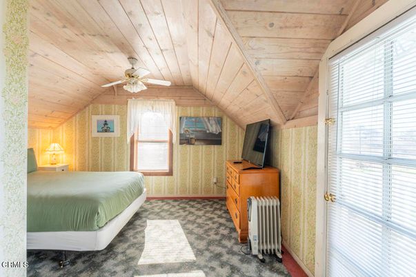 Bedroom, Interior, Wooden Ceilings, Wooden Walls