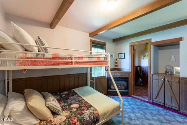 Bedroom, Interior, Wooden Beams