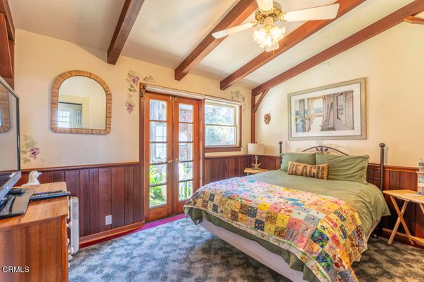 Bedroom, Interior, Wooden Beams
