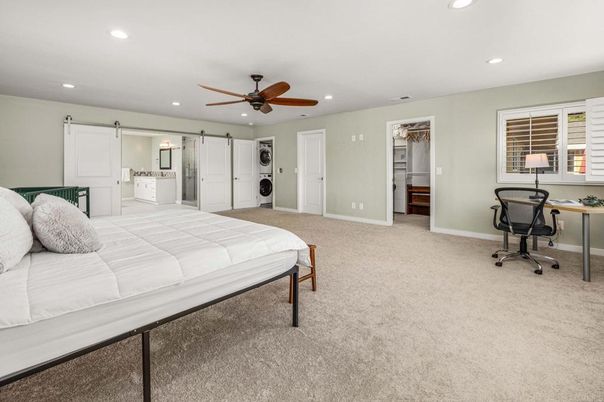 Bedroom, Home Office, Interior, Recessed Lighting