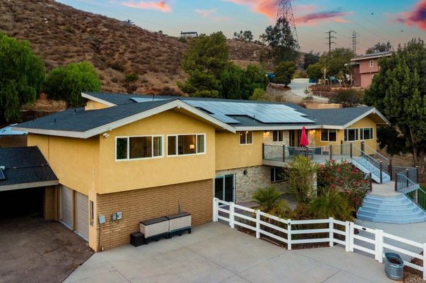 Exterior, Pool, Solar Panels