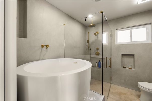 Bathroom, Free Standing Baths, Glass Shower, Interior