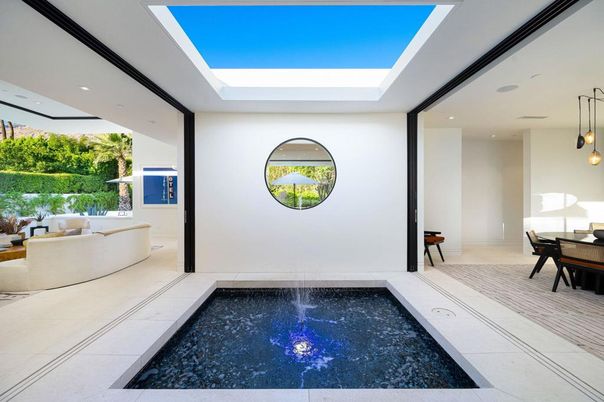 Glass Ceilings, Interior, Pendant Lights, Pool, Recessed Lighting