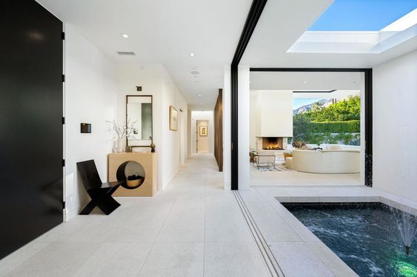 Fireplace, Interior, Pool, Recessed Lighting