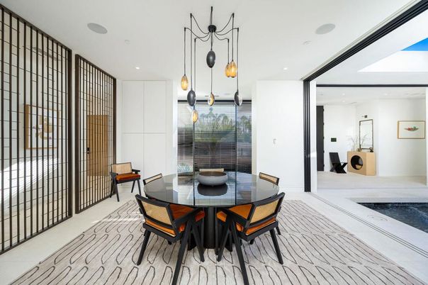 Dining room, Interior, Pendant Lights, Recessed Lighting