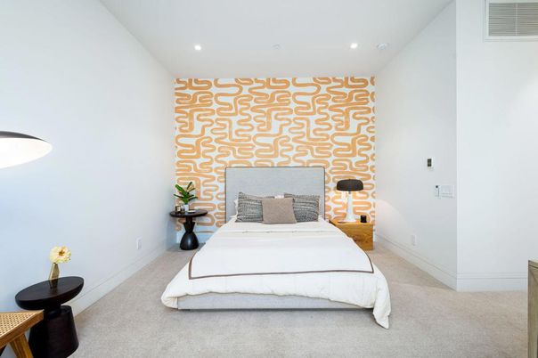 Bedroom, Interior, Recessed Lighting