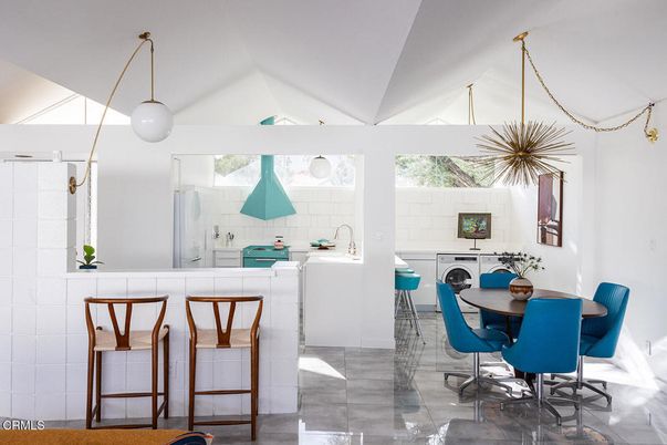 Dining room, Interior, Pendant Lights, Washer