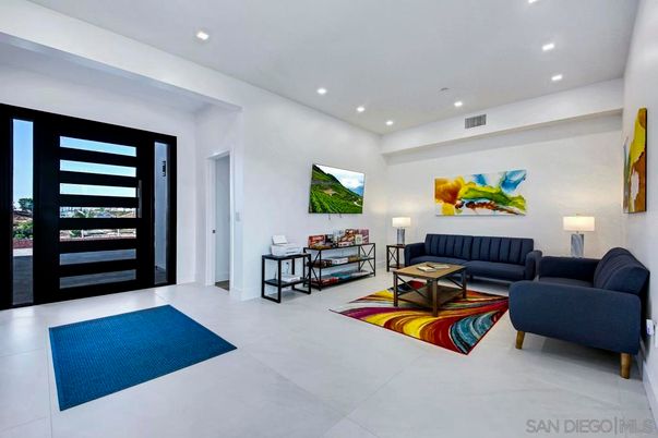 Interior, Living room, Recessed Lighting