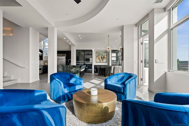 Interior, Kitchen, Living room, Pendant Lights, Recessed Lighting