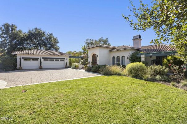 Attached, Backyard, Exterior, Facade, Mediterranean