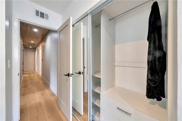 Interior, Recessed Lighting, Walk-in Closets, Wooden Ceilings, Wood Texture Flooring