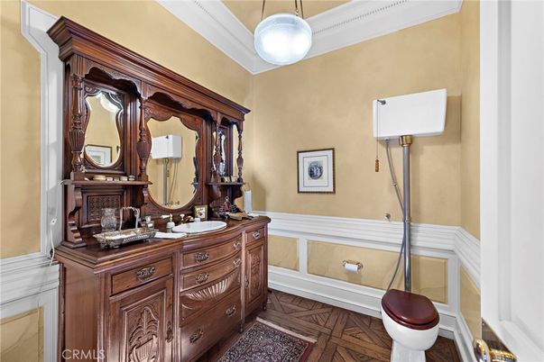 Bathroom, Interior, Wood Texture Flooring