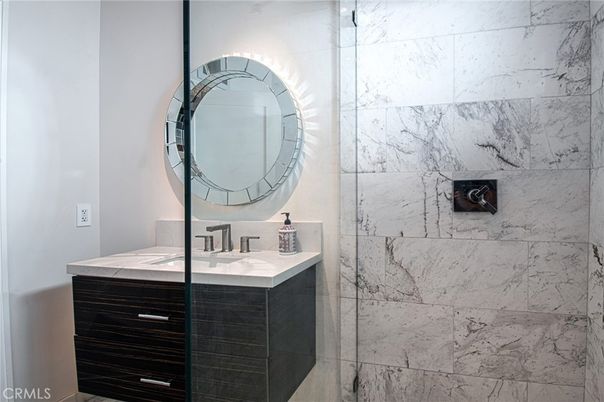 Bathroom, Interior, Marble Walls