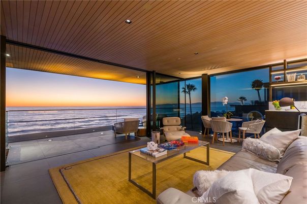 Dining room, Interior, Living room, Recessed Lighting, Water, Wooden Ceilings