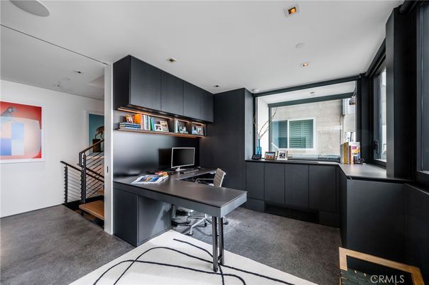 Home Office, Interior, Recessed Lighting
