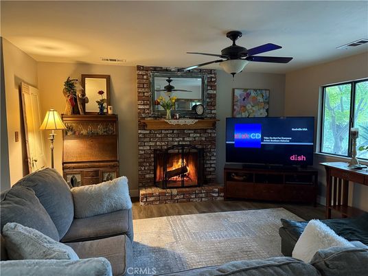 Fireplace, Interior, Living room, Wood Texture Flooring