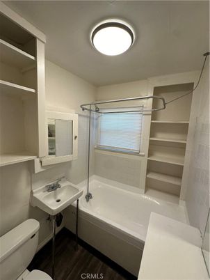 Bathroom, Interior, Wood Texture Flooring