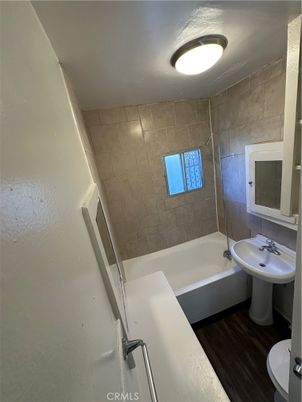 Bathroom, Interior, Wood Texture Flooring