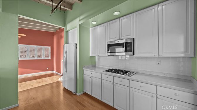 Interior, Kitchen, Wood Texture Flooring