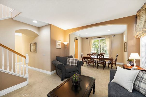 Dining room, Interior, Living room, Recessed Lighting